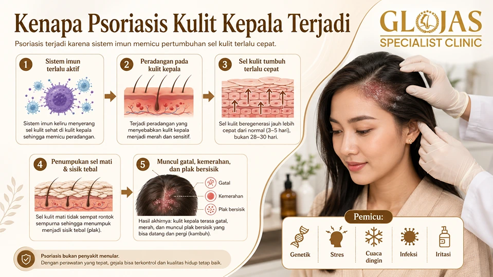 Jenis-Jenis Psoriasis Kulit Kepala