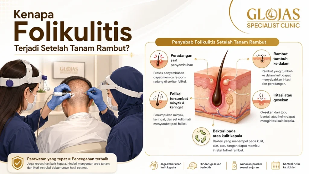 Kenapa Folikulitis bisa terjadi