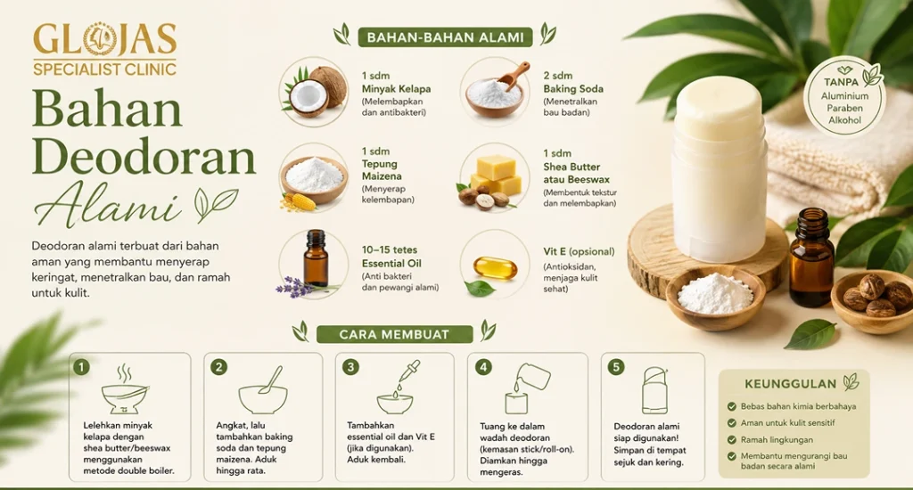 bahan deodoran alami