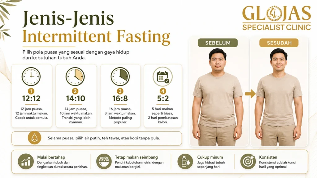Jenis-Jenis Intermittent Fasting