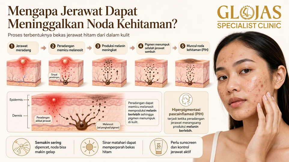 bekas jerawat hitam
