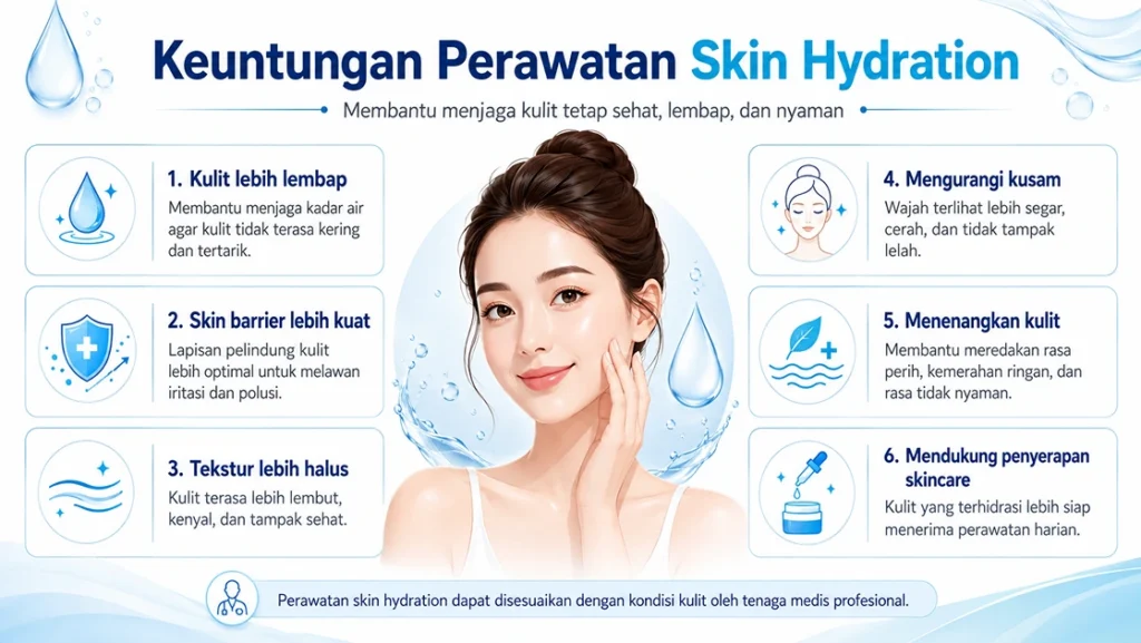 keuntungan perawatan skin hydration