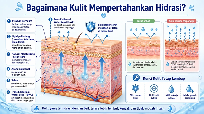 bagaimana skin hydration