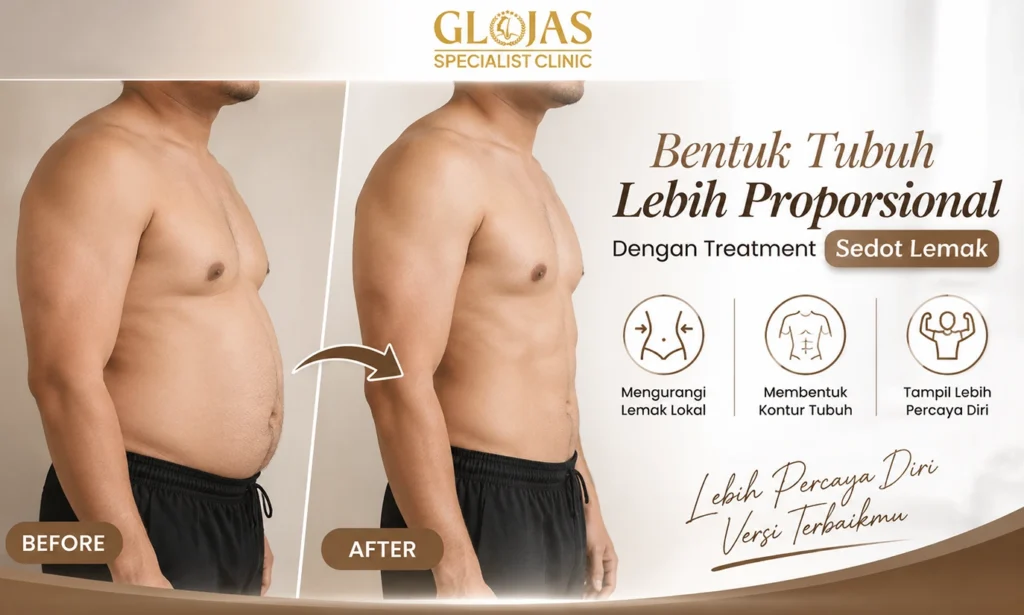 hasil sedot lemak