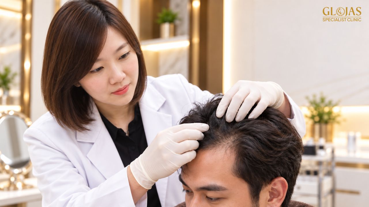 Gambar 2 transplantasi rambut tanpa cukur