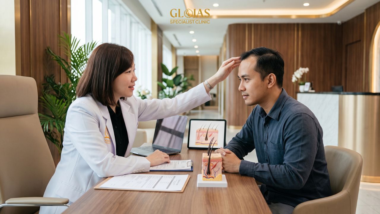 Gambar 1 prosedur long hair transplant